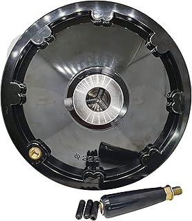 OD. 9" Ultimate Handwheel for 1 Inch or Less Shaft with 2 Type Set Screw and Revolving Knob Handle Included Can be Used Every Machinery Parts Such as Table Saw Milling Lathe Vise Machines.