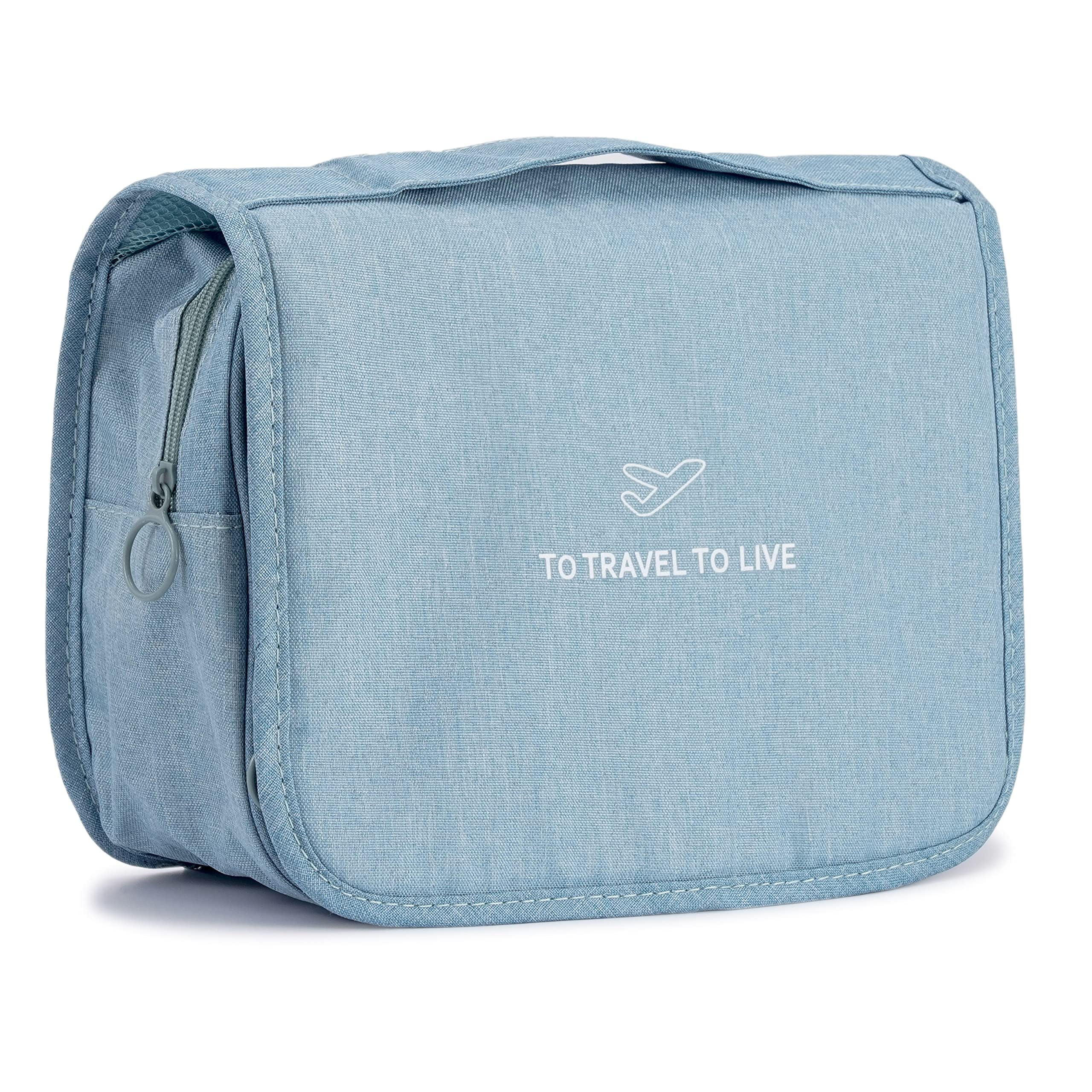 L&FY Neceser, bolsa de viaje para artículos de aseo personal, organizador de maquillaje de viaje, portátil, multifunción, gran capacidad, para accesorios de tamaño de viaje, talla única, a la moda