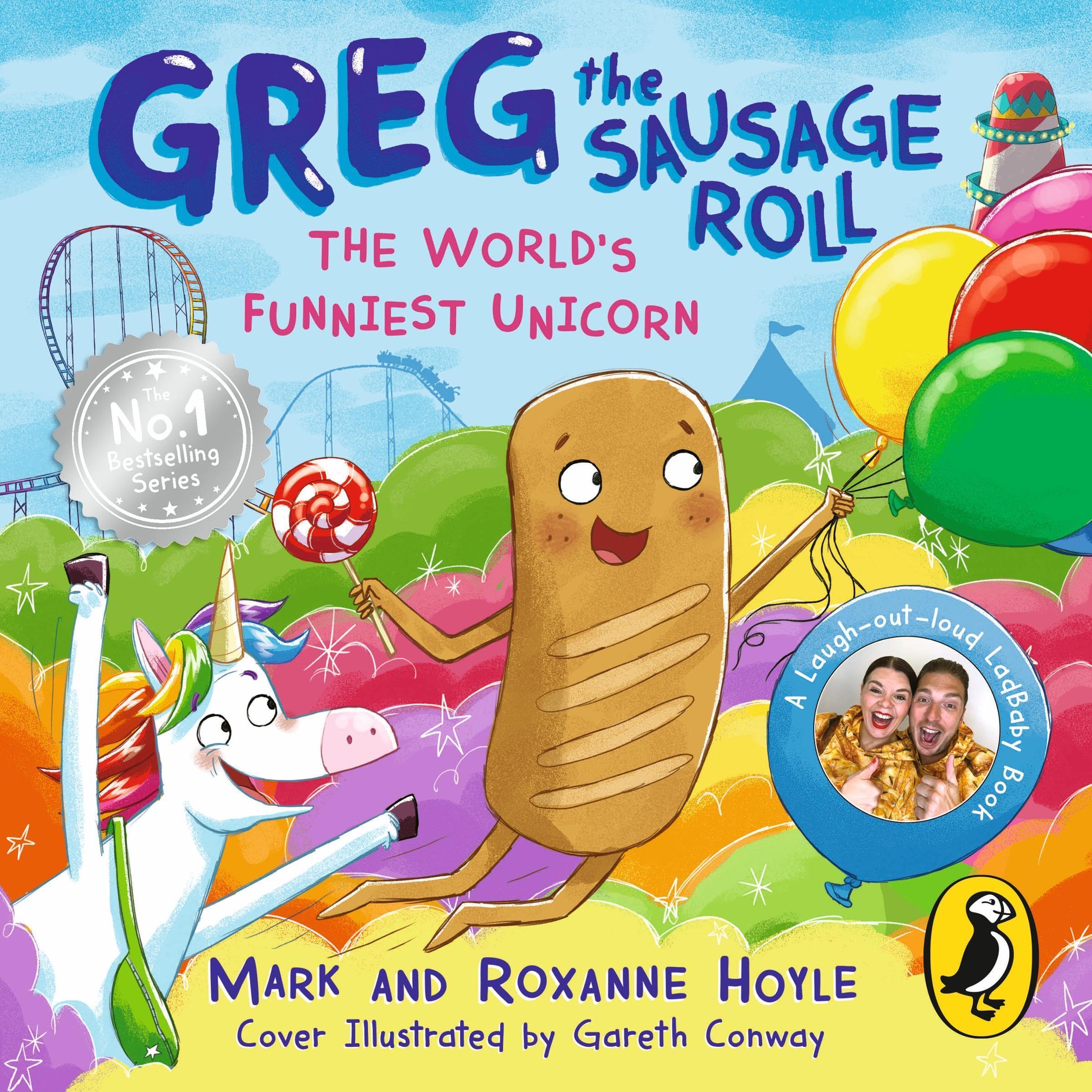 Cover art for Greg the Sausage Roll: The World’s Funniest Unicorn