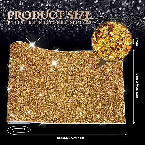 Miniatura 2 de Calcomanías de diamantes de imitación brillantes, diamantes de imitación para manualidades, calcomanías autoadhesivas para automóvil, decoración del