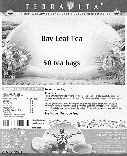 Miniatura 2 de Té de hoja de laurel (50 bolsitas de té, ZIN 511901)