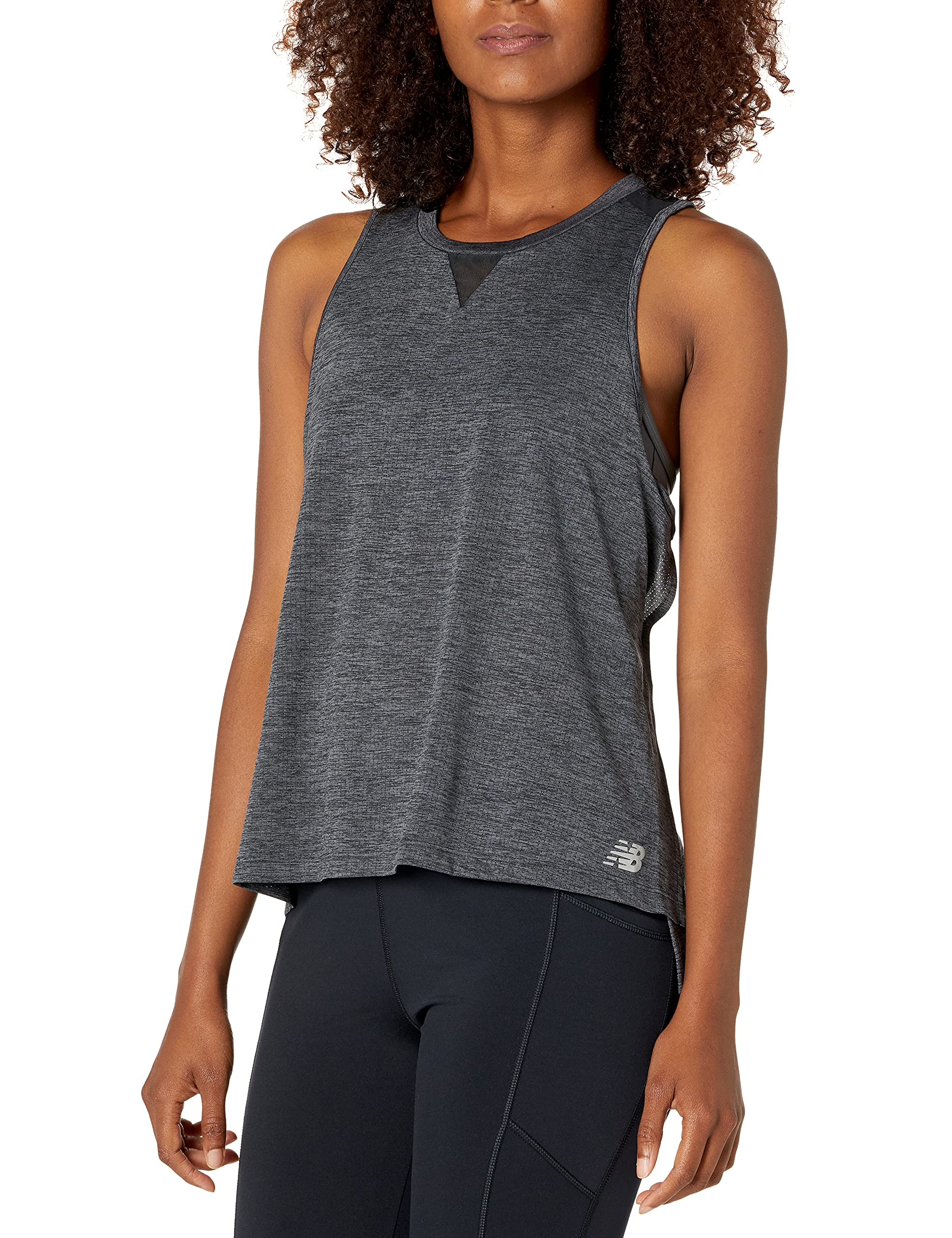 New Balance Impact Run Mesh Tank Camiseta de Tirantes Anchos Mujer