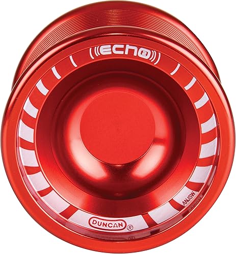 Miniatura 2 de Duncan Toys Echo 2 - Yoyó rojo, sin respuesta de nivel profesional, rodamiento cóncavo