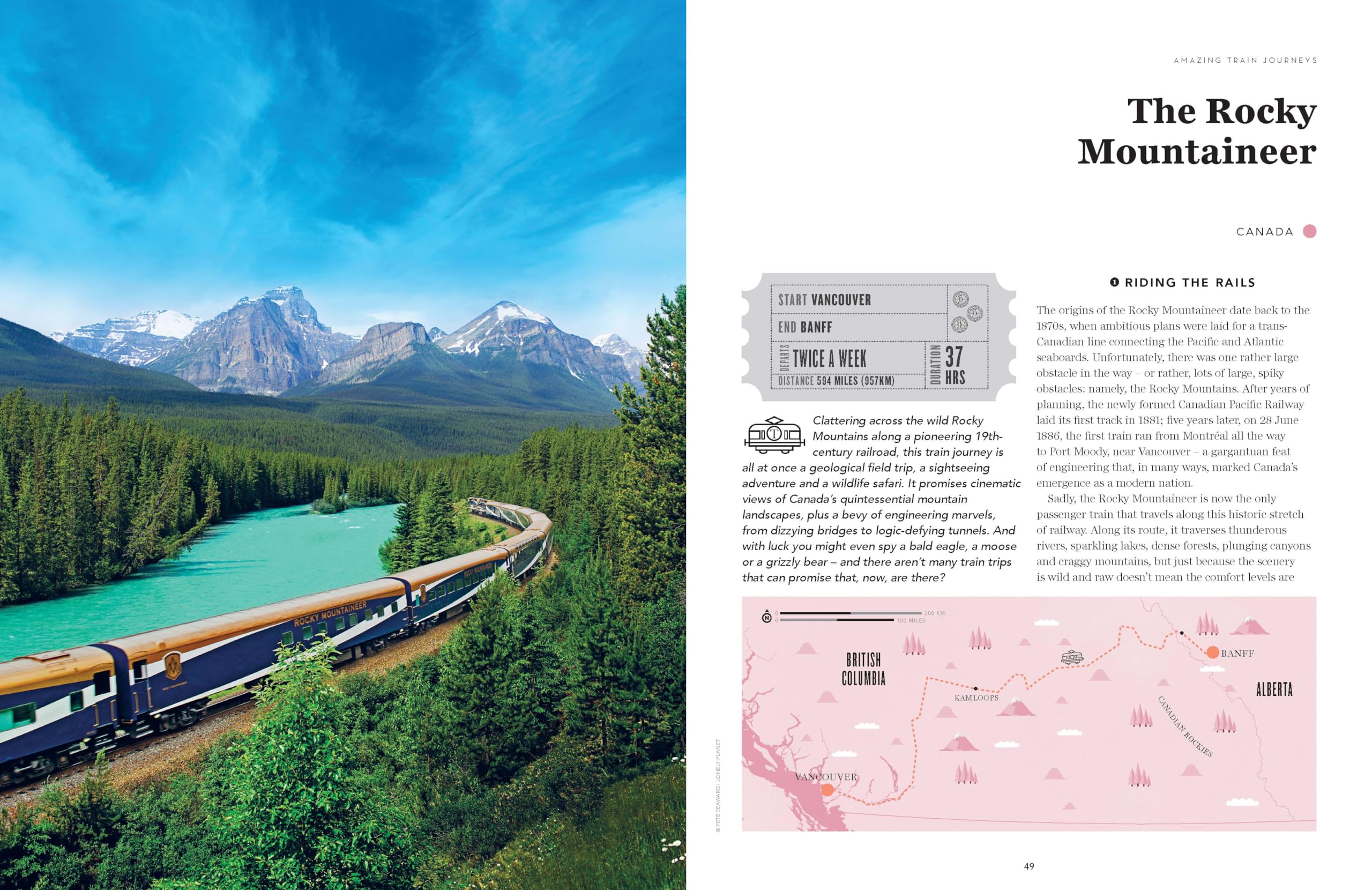 Lonely Planet Amazing Train Journeys: The Ultimate Guide to 60 Remarkable Rail Experiences with Stunning Photography, Route Maps & Expert Insights
