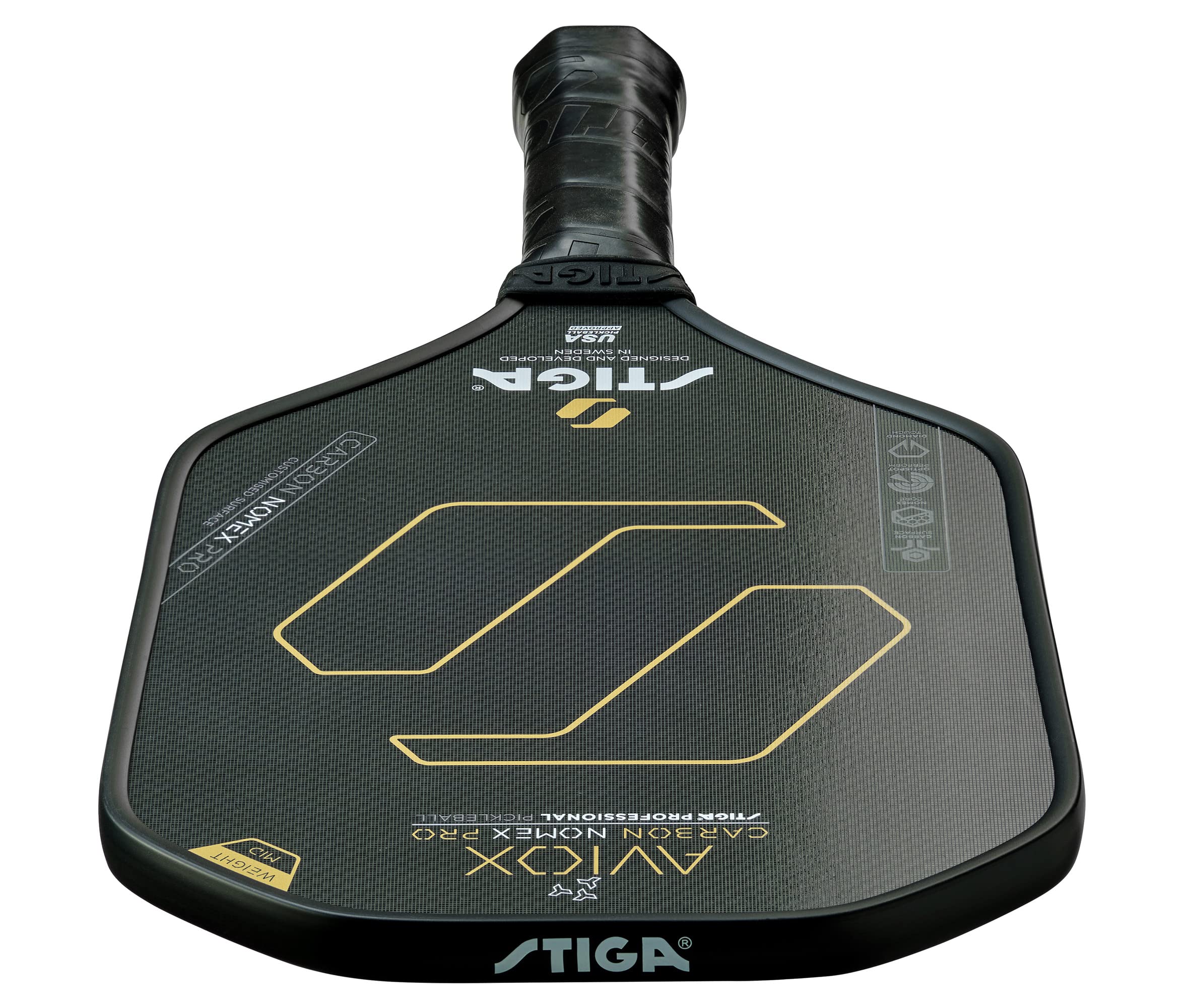Amazon | STIGA Aviox Carbon Nomex Pro ピックルボールパドル