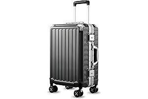 Flight Knight Highly Durable Premium Travel Suitcase ABS Hard Shell – Carry-On 20-Inch