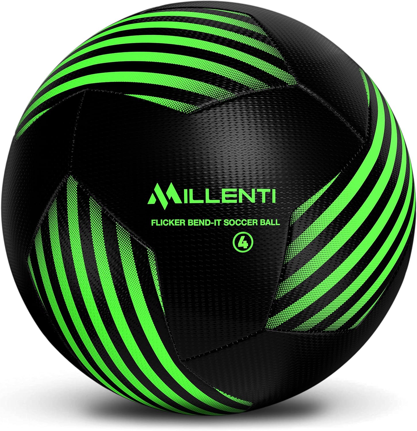 Millenti Soccer Balls - Soccer Ball with High-Visibility, Easy-to-Track Designs