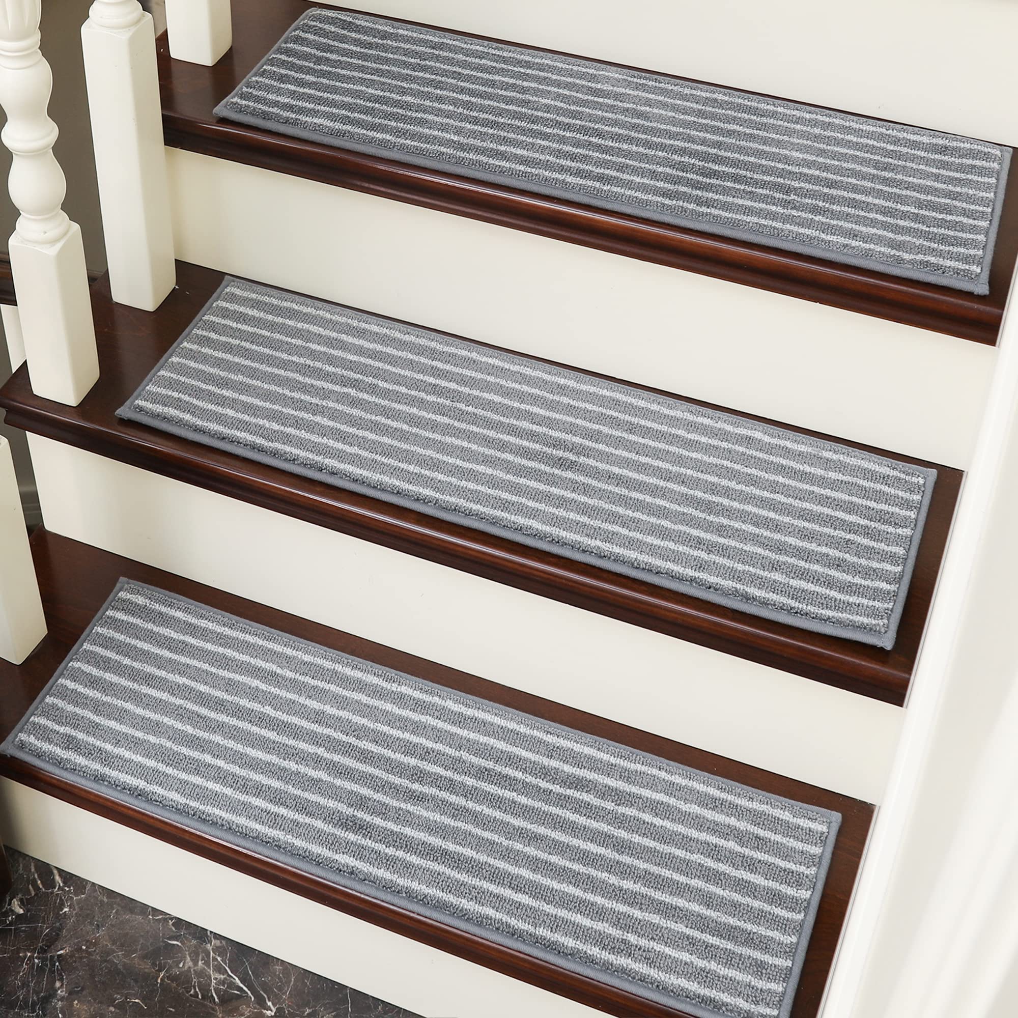 BEQHAUSE Stair Treads NonSlip Stair Treads for Wooden Steps Machine
