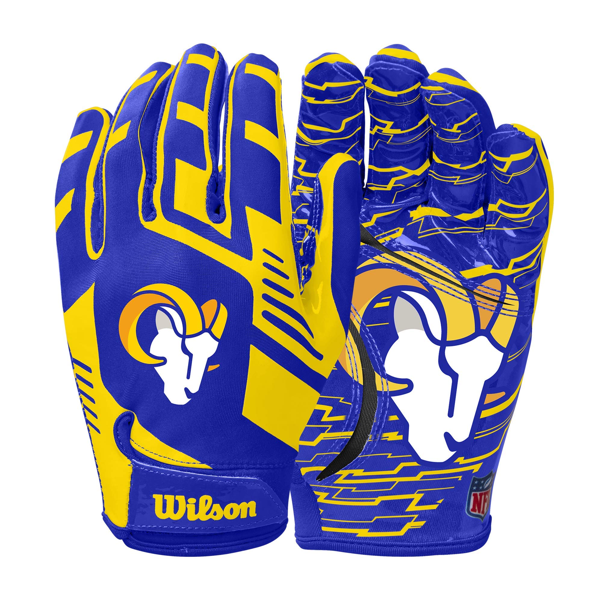 Wilson NFL Stretch Fit Football Gloves – Youth and Adult Sizes