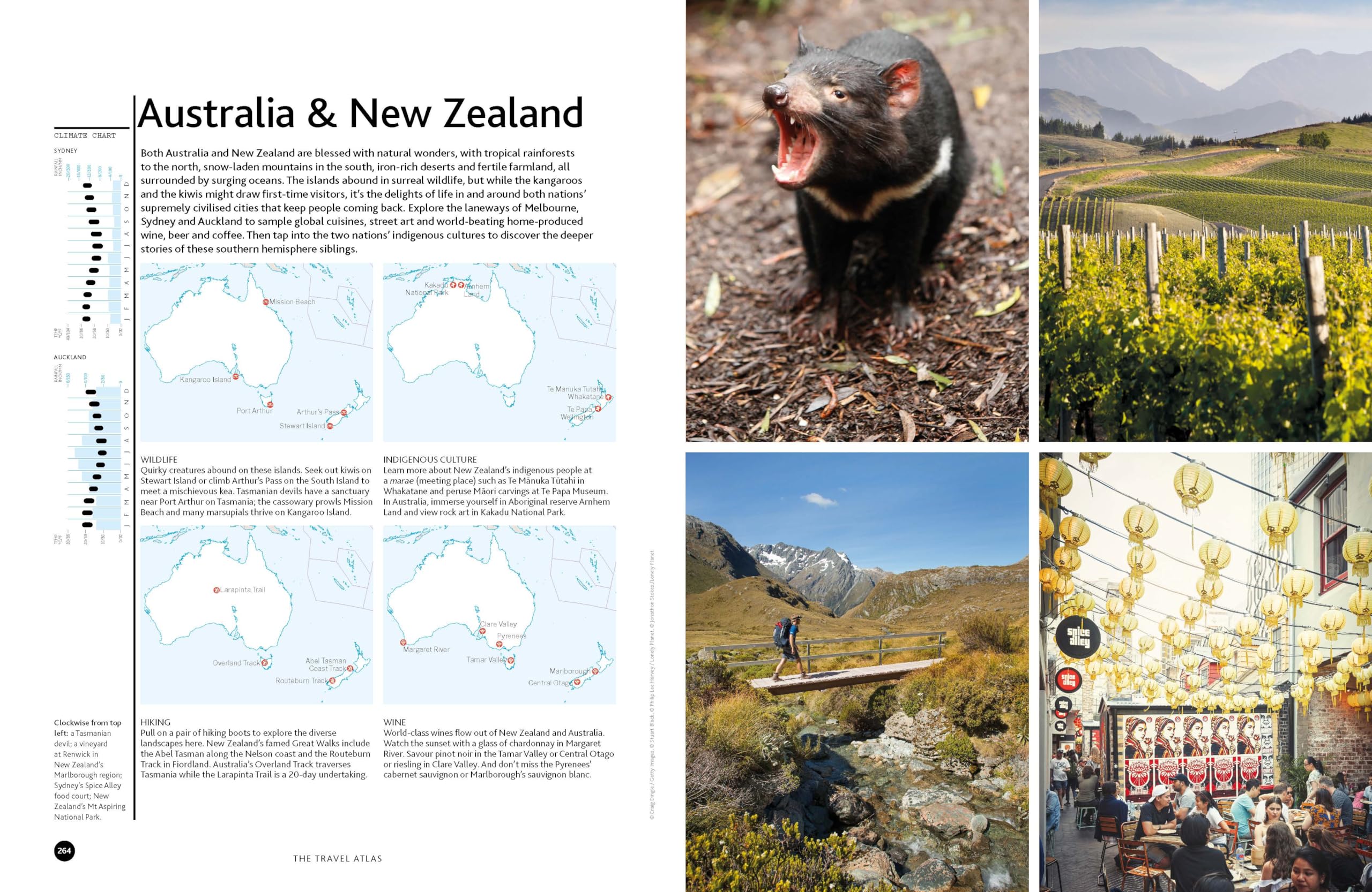 The Travel Atlas 1ed -anglais-: 205 Comprehensive Maps for Every Country on Earth | Itineraries from 2 Days to 2 Weeks | Trip Planning Tools & Recommended Activities