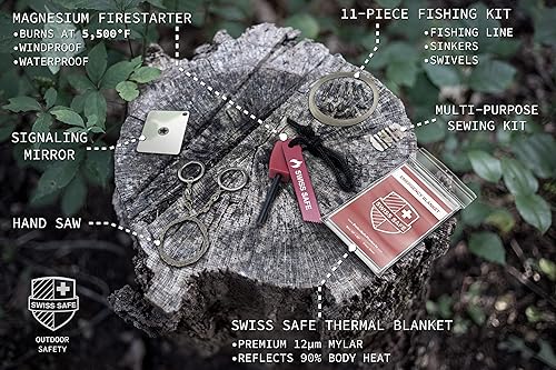 Miniatura 5 de Kit de primeros auxilios de lujo 200 unidades artículos médicos FDA para el hogar la oficina y camping además trae elementos para supervivencia al