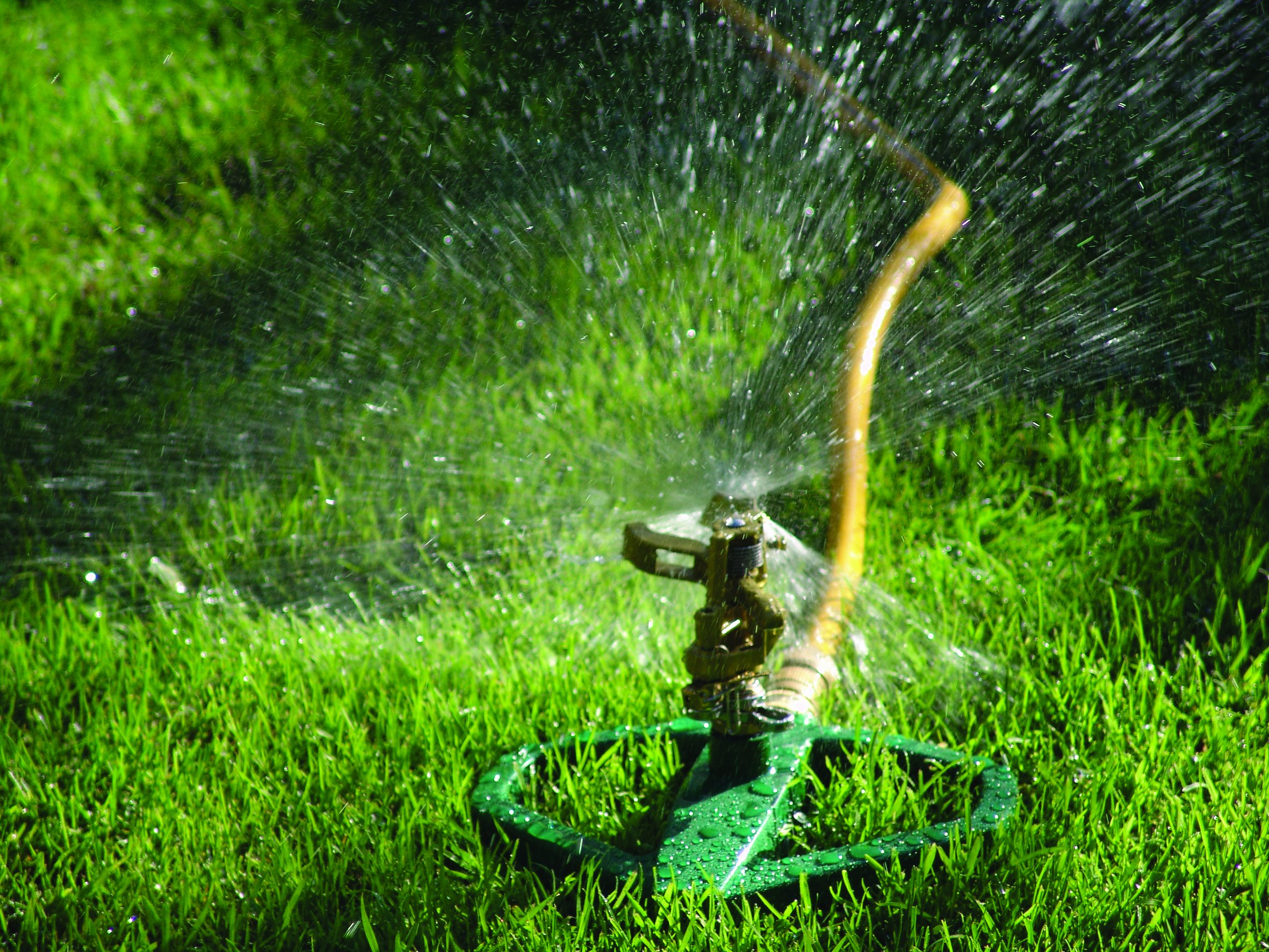 Greenkey Arroseur Automatique à Canon Impulsion avec Base métallique