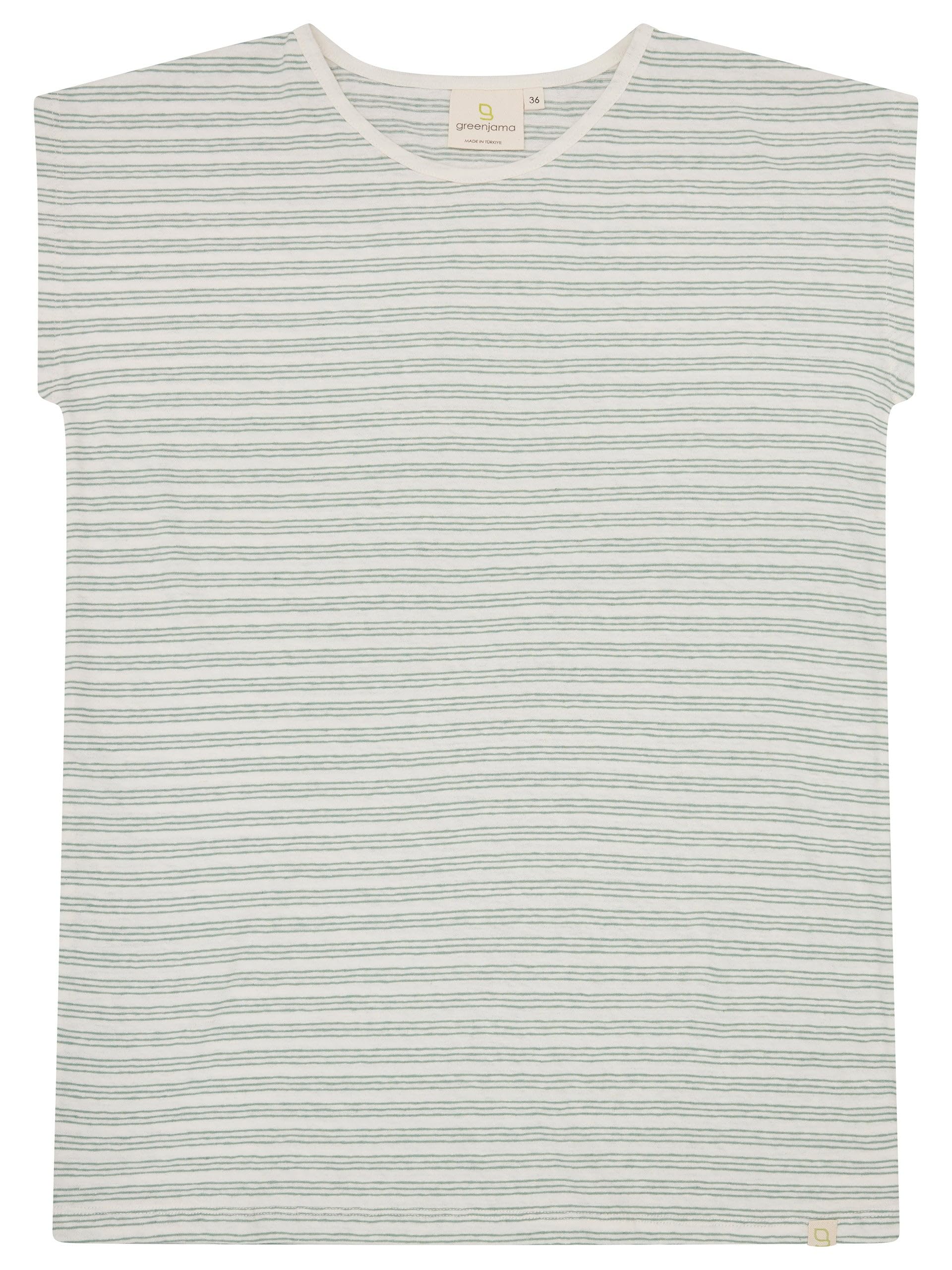 Leinen-anteil, Gots-Zertifiziert Camiseta de Pijama para Mujer