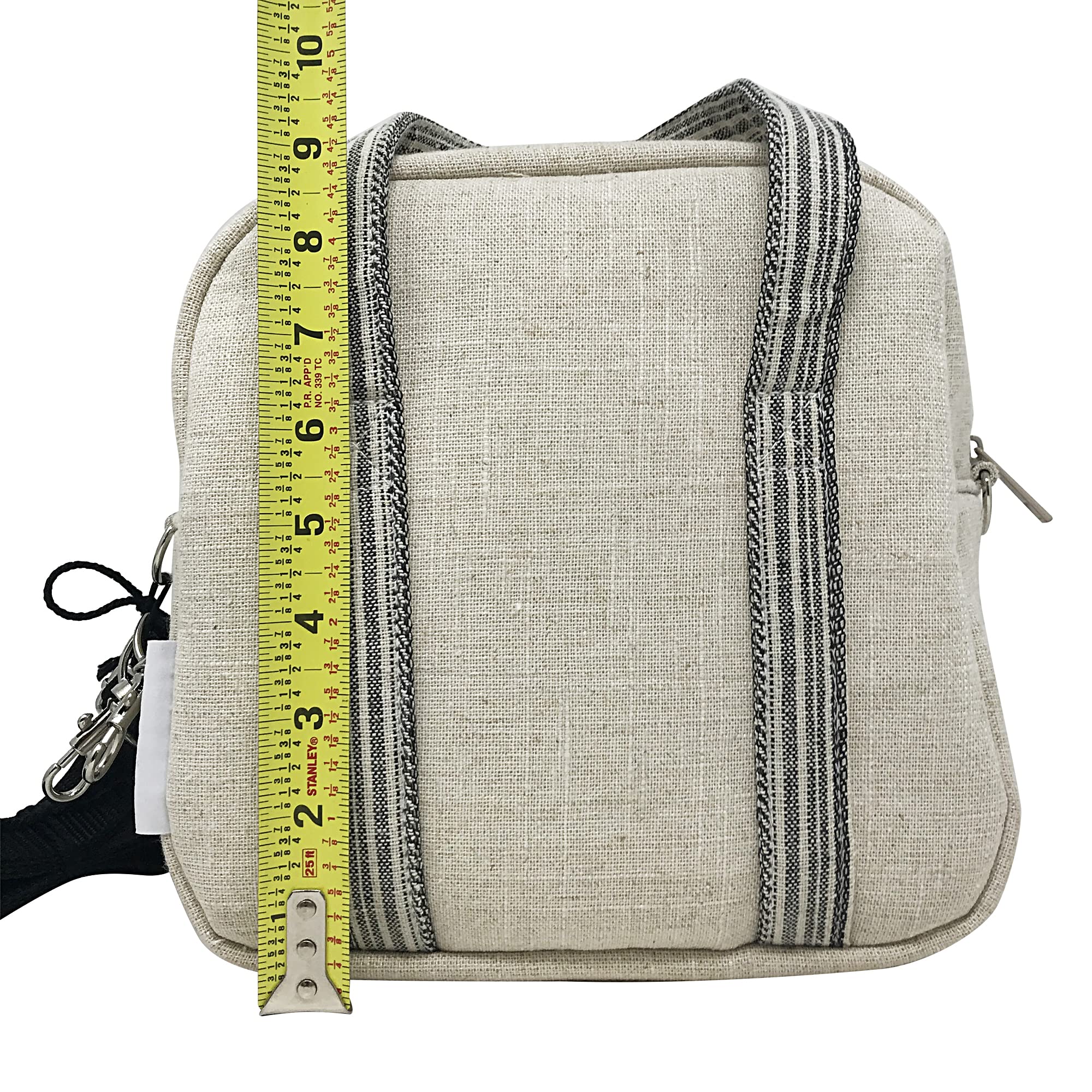 Buy Rae Dunn Linen Lunch Tote with Insulated Lining to help keep  display picture 1