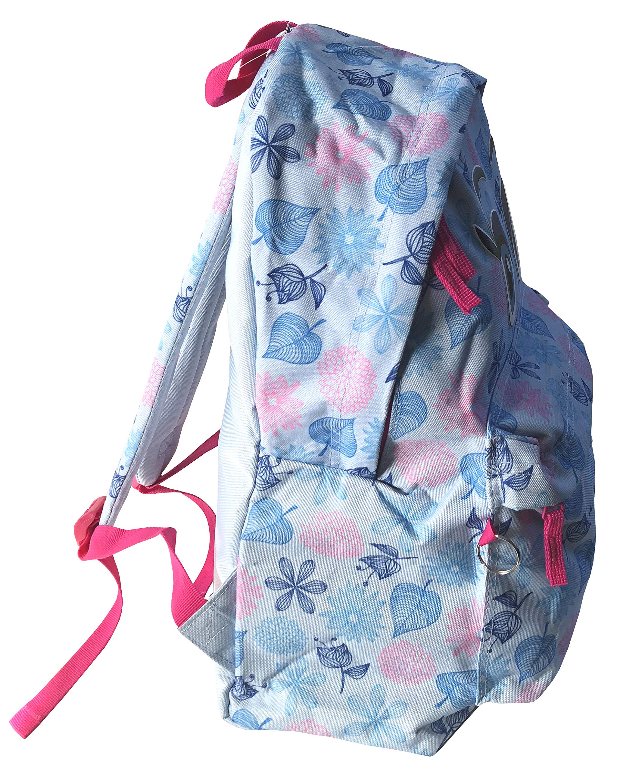 „Face Lips Kiss“ Rucksack – Ca. 44 Cm, Polyester, Gepolstert – Lustiger Schul- & Wanderrucksack