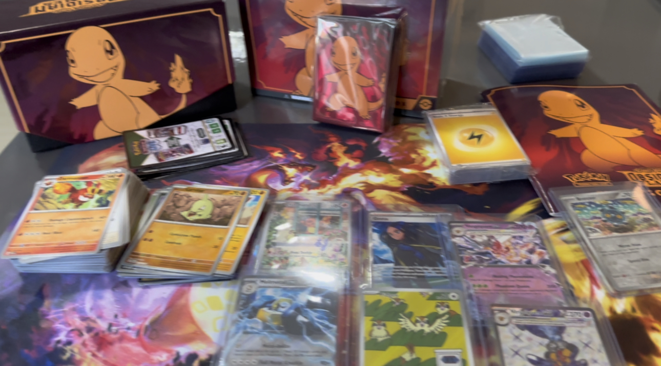 Watch It's HERE! Unboxing Pokemon Cards Obsidian Flames ETB on Amazon Live