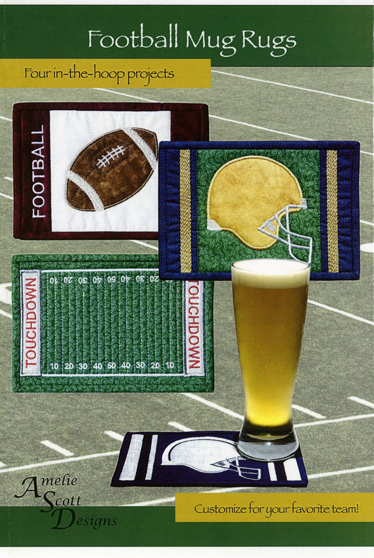 Football Quilting Pattern Lena Patterns Football quilt