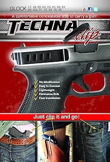 Techna Clip Concealable Gun Belt Clip for Glocks Models (Ambidextrous) - coolthings.us