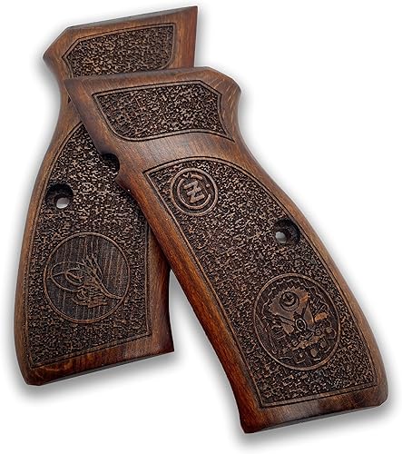 Miniatura 2 de CZ-75 - Empuñadura de pistola hecha a mano de madera de nogal Ars.045