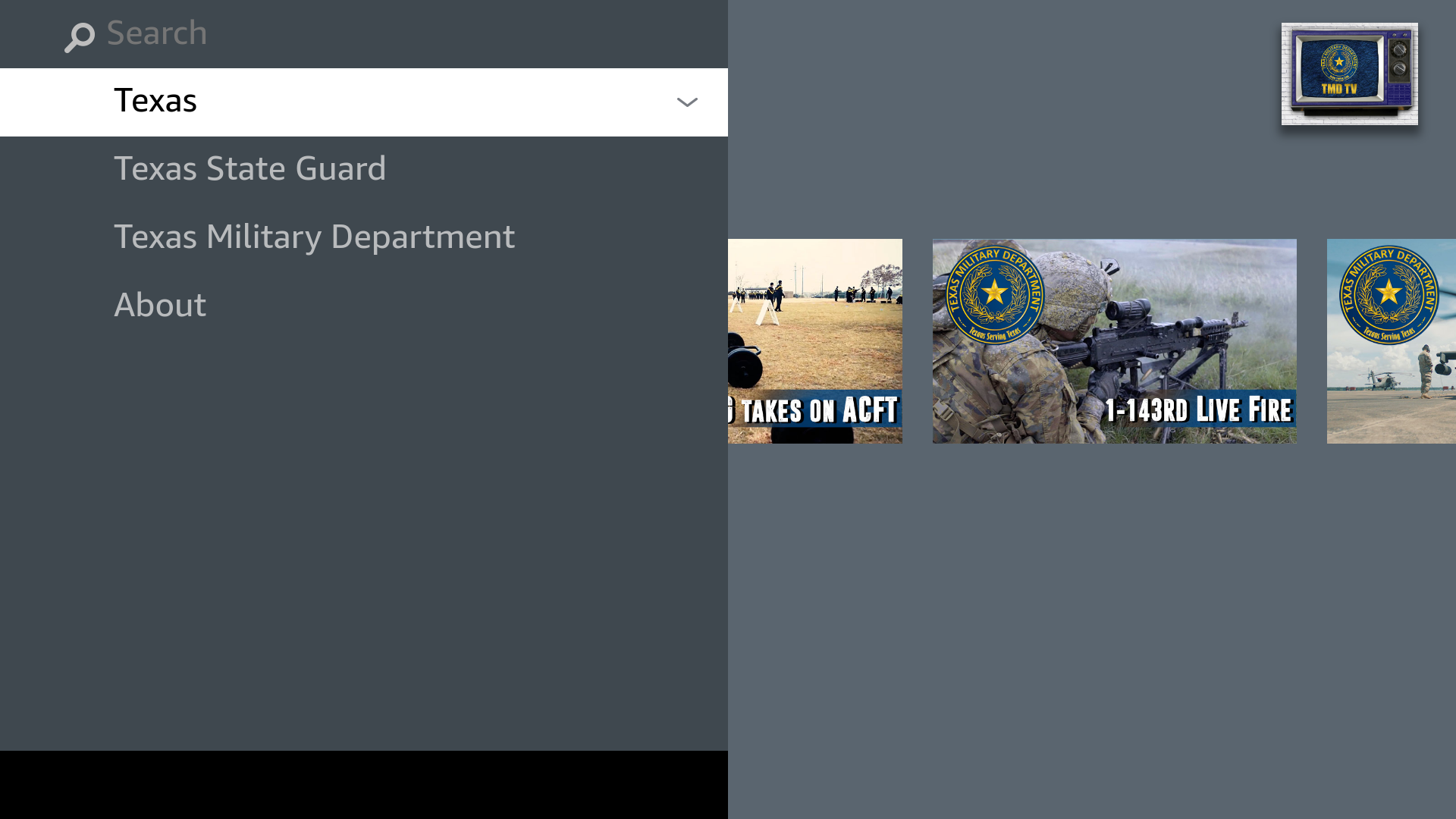 Texas Military Department - TMDTV - App on Amazon Appstore