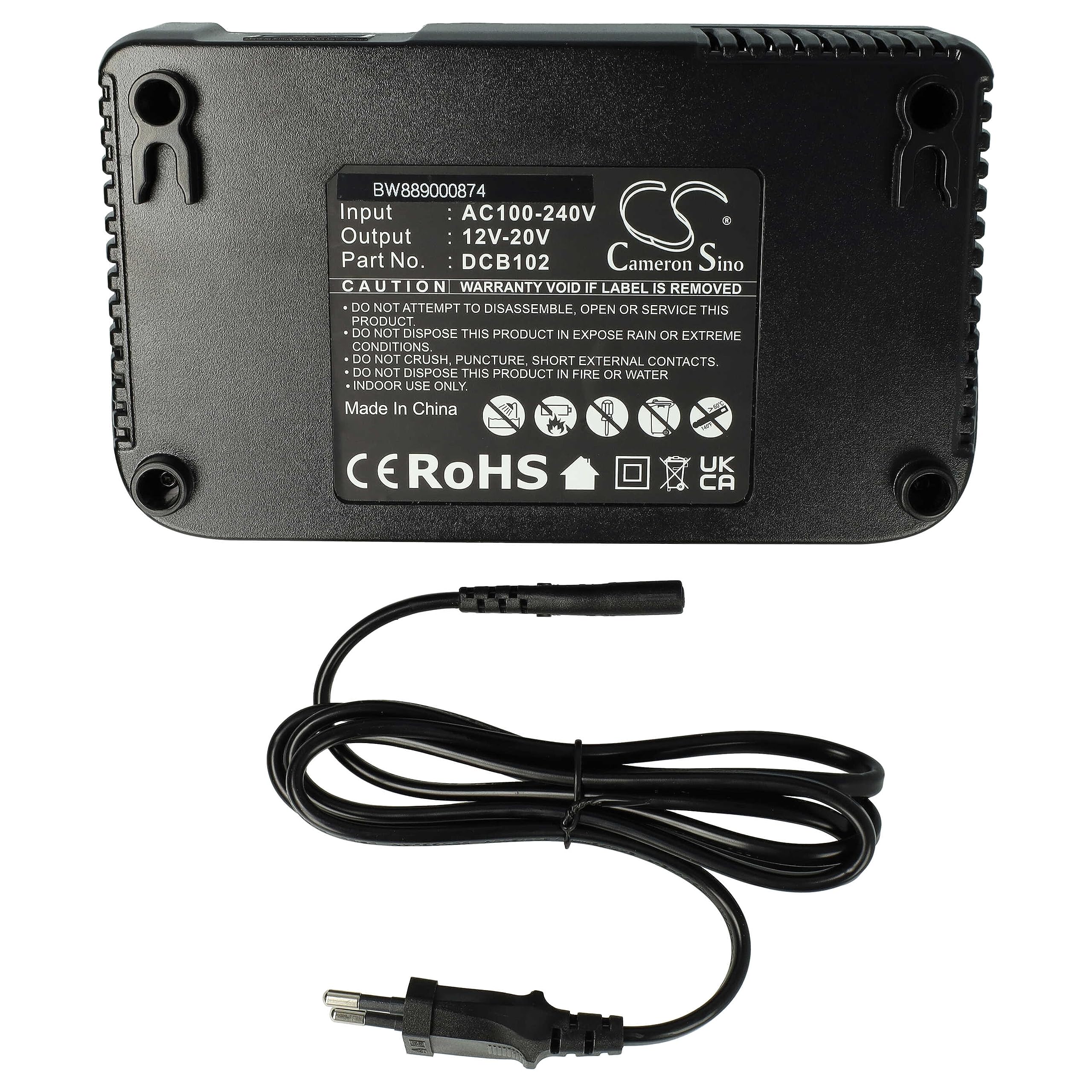 vhbw Chargeur Double Compatible avec Dewalt DWST1-75659-QW