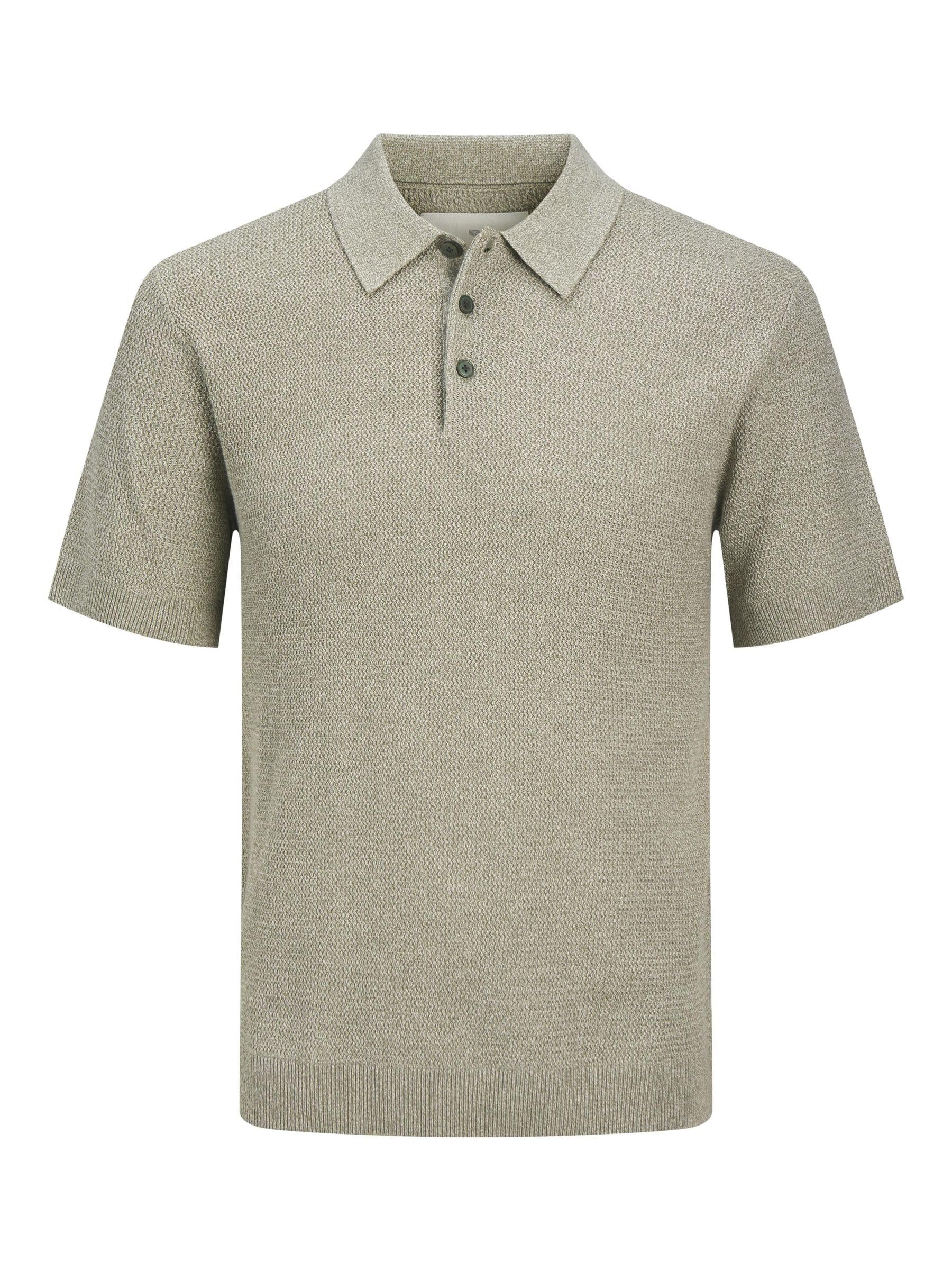 Jack & Jones Men's Vetiver Polo Shirt Plain Polo Shirt, S