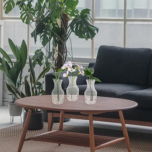 Miniatura 8 de Cornucopia Brands Jarras de vino individuales (paquete de 6); pequeños decantadores de vino de 6.5 oz de una sola porción de tamaño mini personal