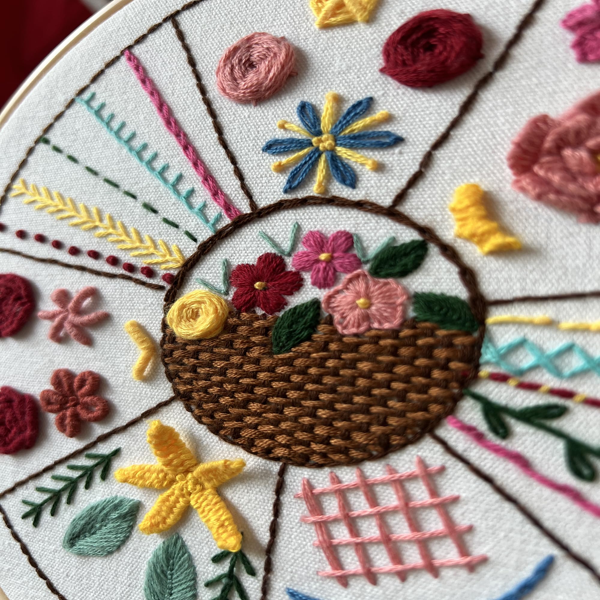 Cross Stitch Scroll Frame PATIKIL 33x12" Beech Wood Needlepoint Scroll Frame - Cross Stitch & Embroidery Hoop Stand Embroidery Frame