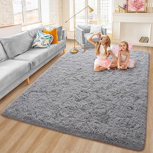 Rostyle - Alfombras suaves y esponjosas para el dormitorio, sala de estar, alfombras peludas, alfombra de Navidad para niñas, niños, alfombras