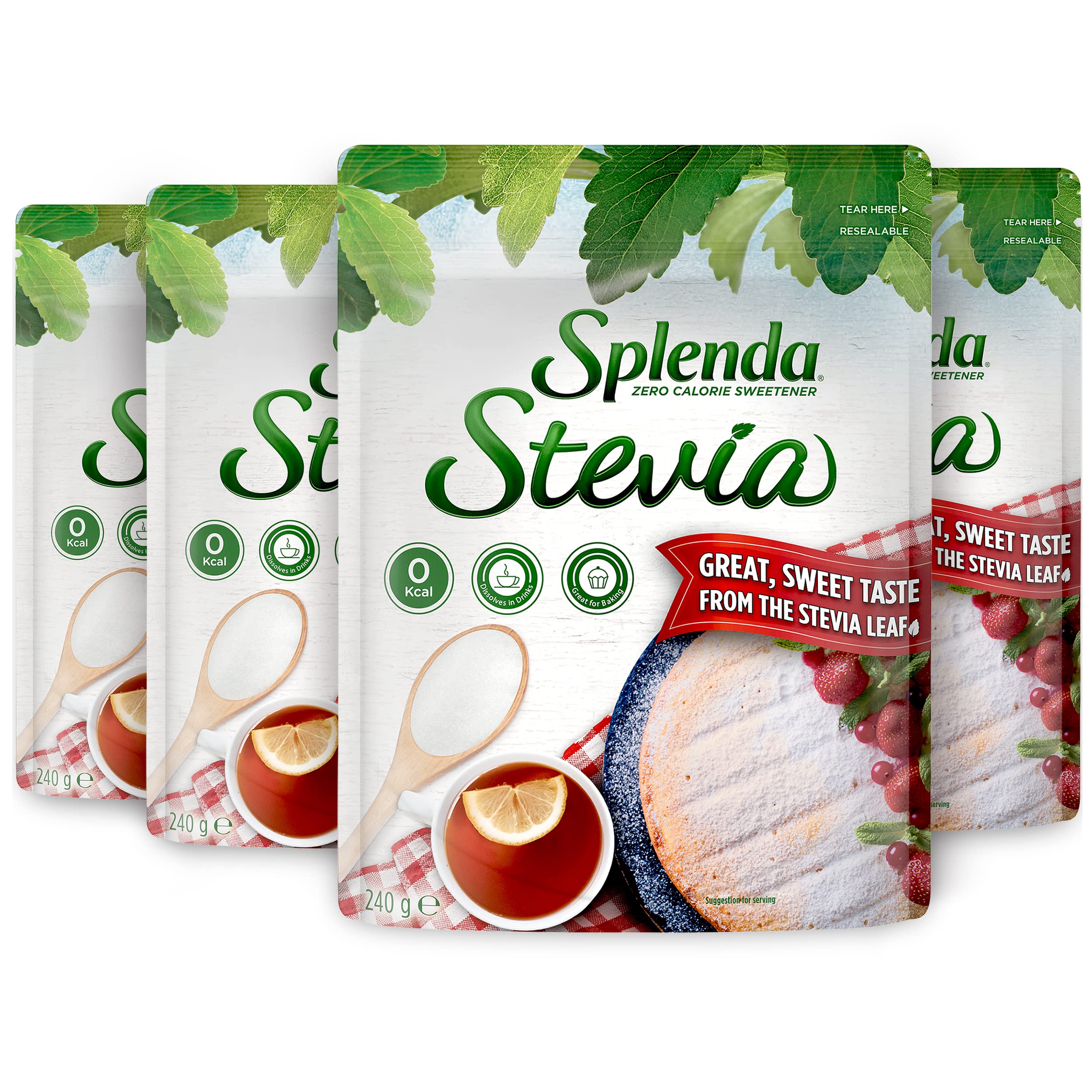 Splenda Stevia No Calorie Sweetener For Baking - 240G
