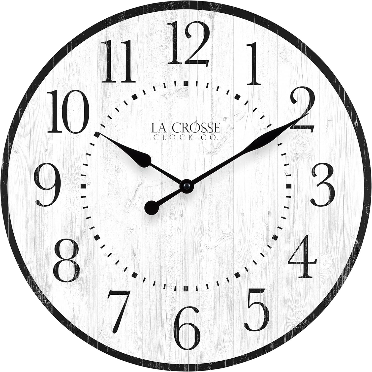 La Crosse Clock 4043041B 15.75Inch Layton Quartz Analog