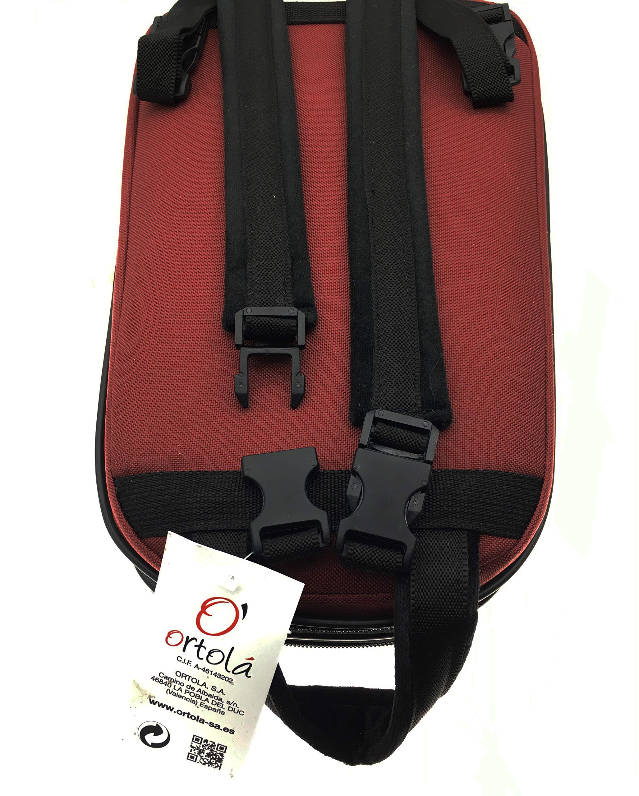 Ortola 0606-005 - Estuche clarinete, color rojo
