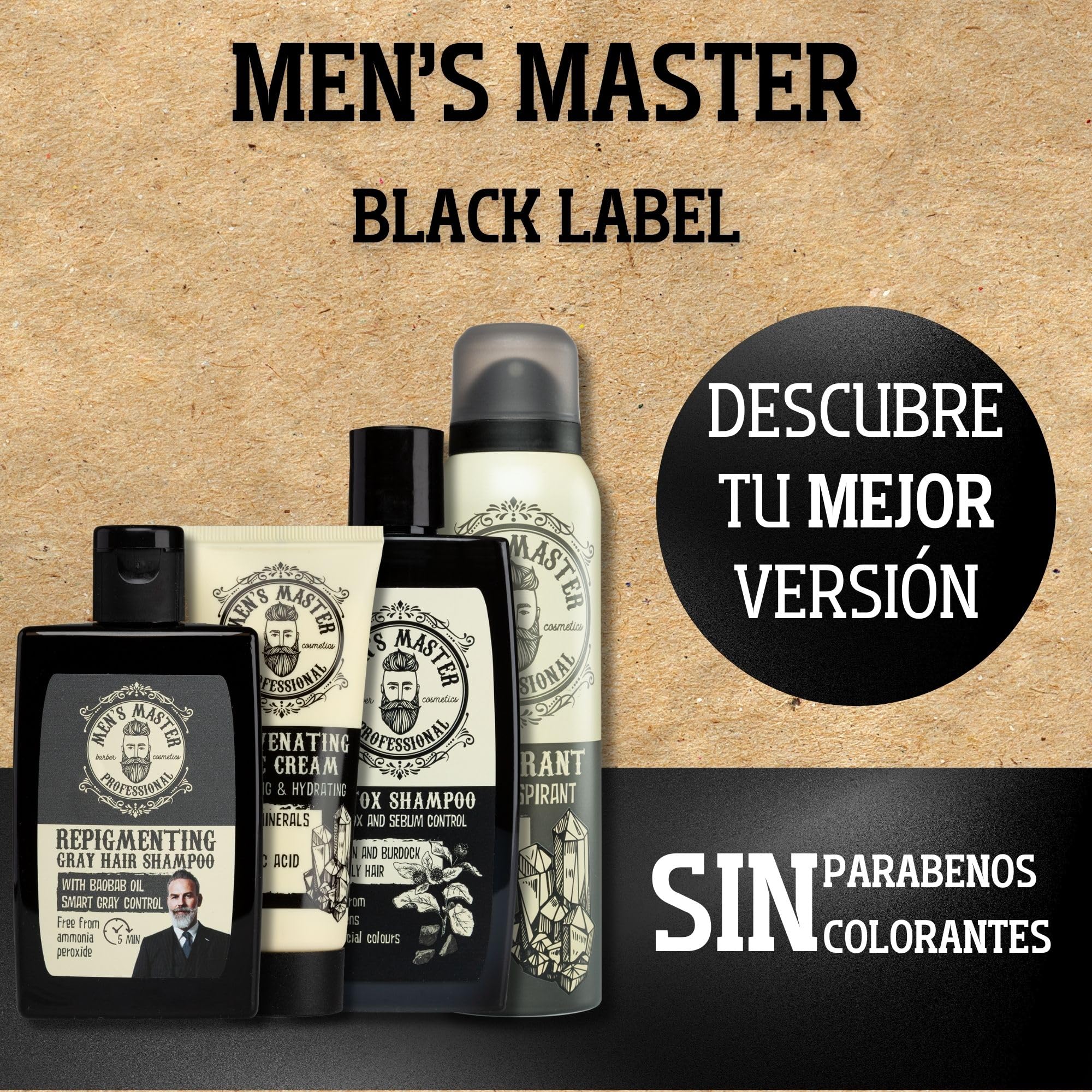 Master Champú Detox Anticaída para Hombre 260 ML