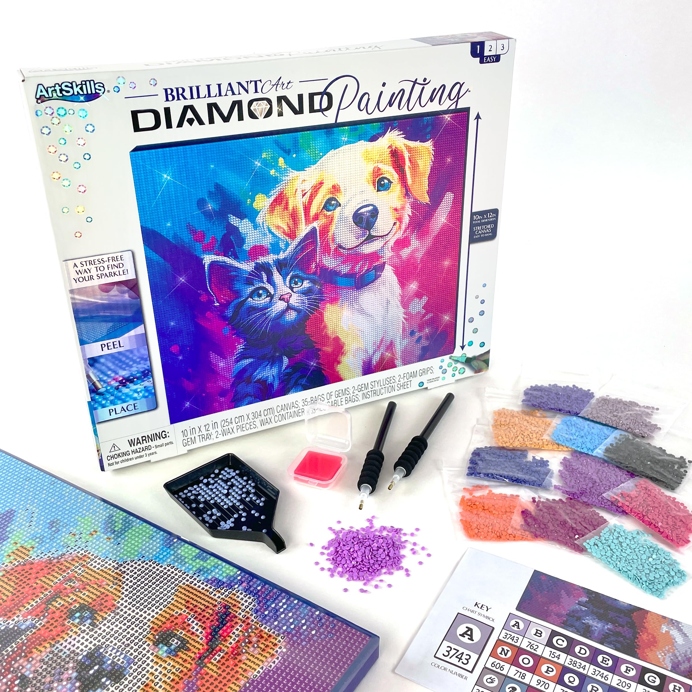 Amazon.com: ArtSkills Diamond Art Kit, Diamond Painting on Framed