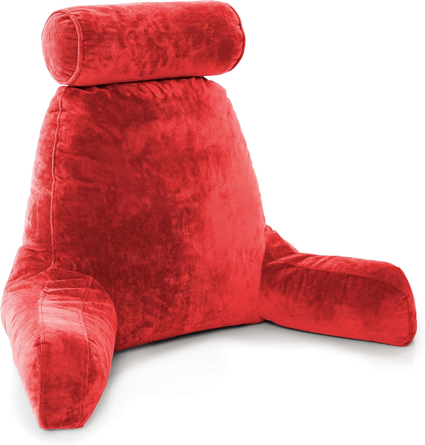 Husband Pillow XXL Red Backrest with Arms Adult Reading