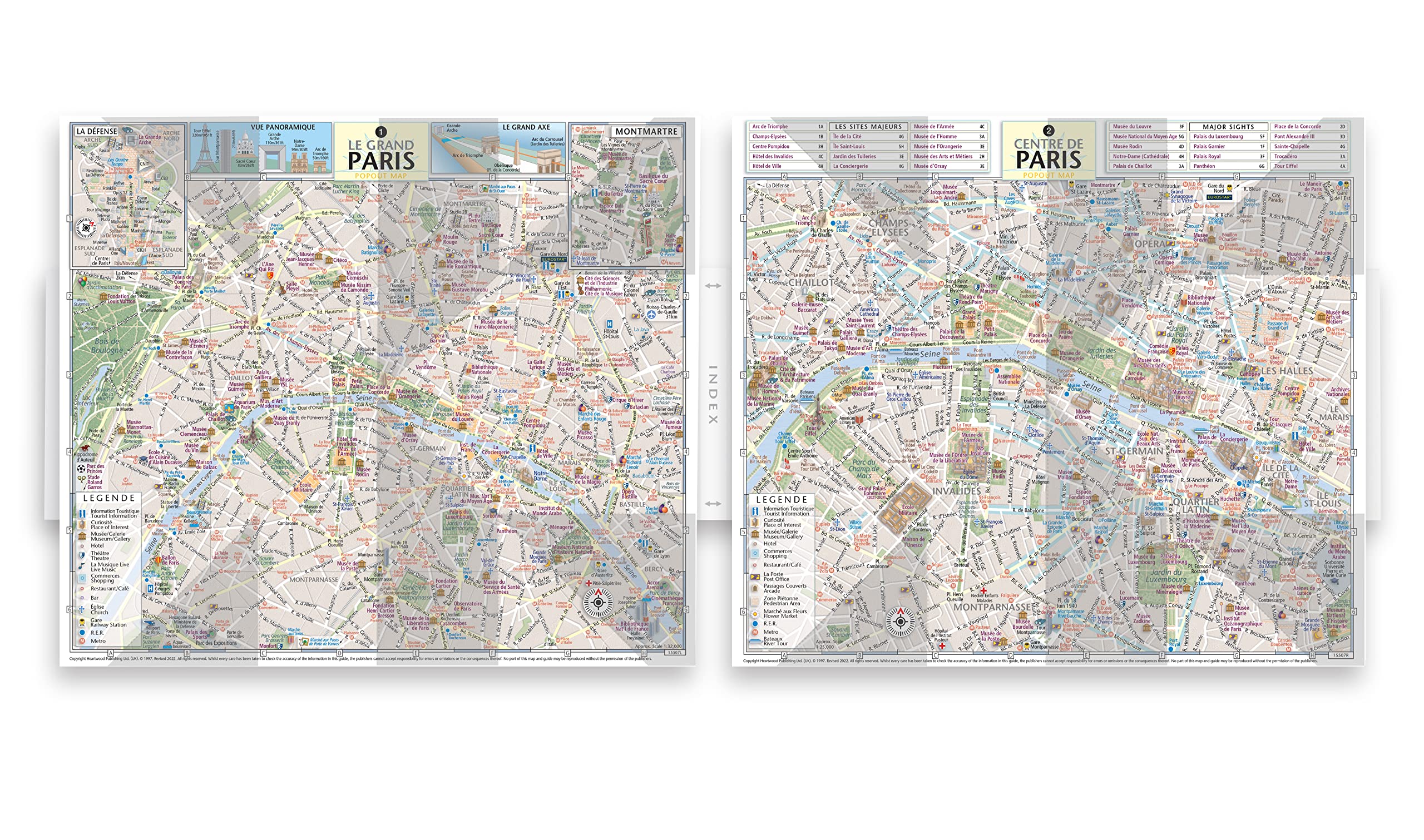 Popout Map/ Paris