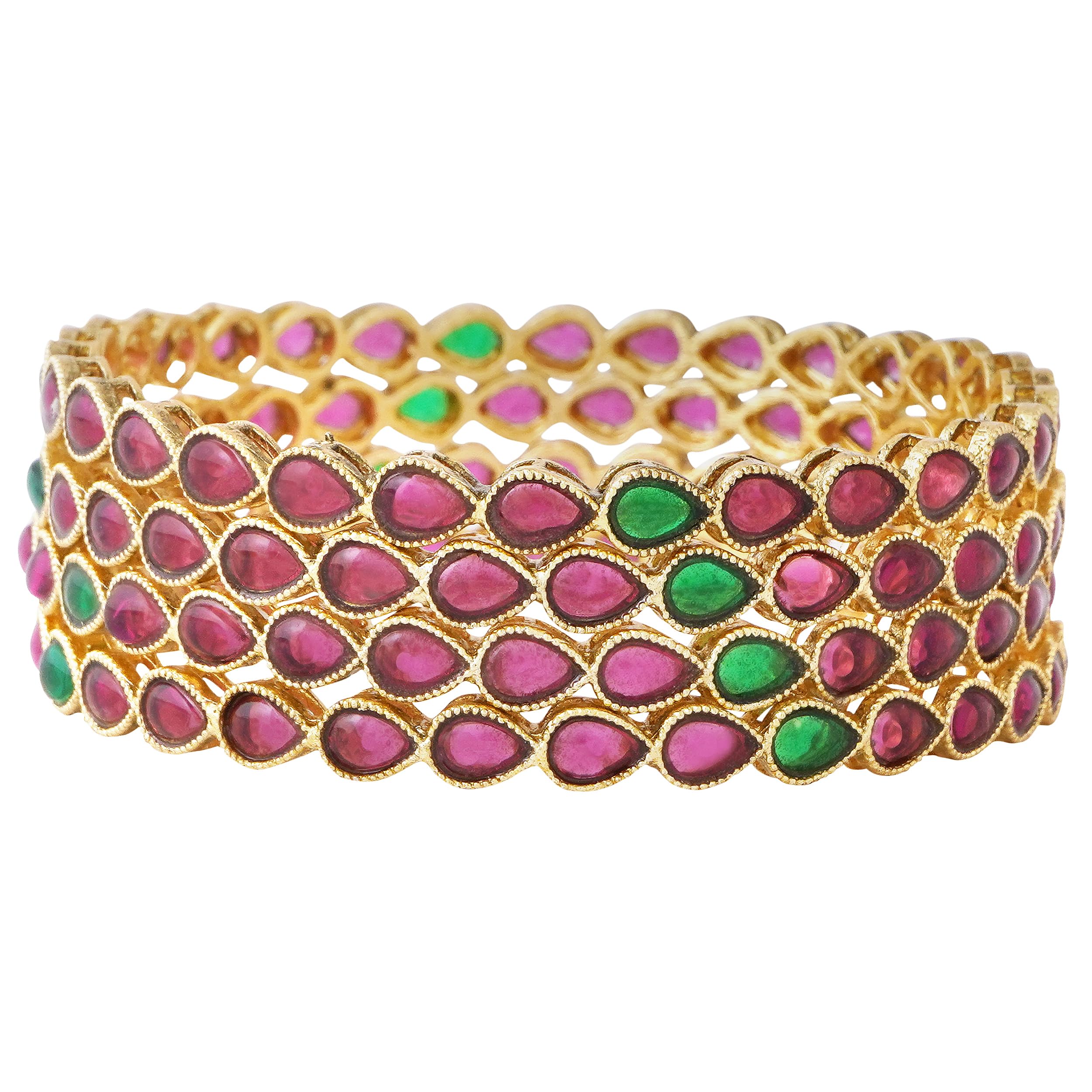 See full amazon price history chart for Mansiyaorange Four South Indian Temple Theme Red Green Polki Kempu Stone Matte Gold Plated Bangles/Bangdi/Chudi for Women(2. 8) Mansiyaorange Four South Indian Temple Theme Red Green Polki Kempu Stone Matte Gold Plated Bangles/Bangdi/Chudi for Women(2. 8) (B0CD6379Y8) Amazon Price History, Amazon Price Tracker