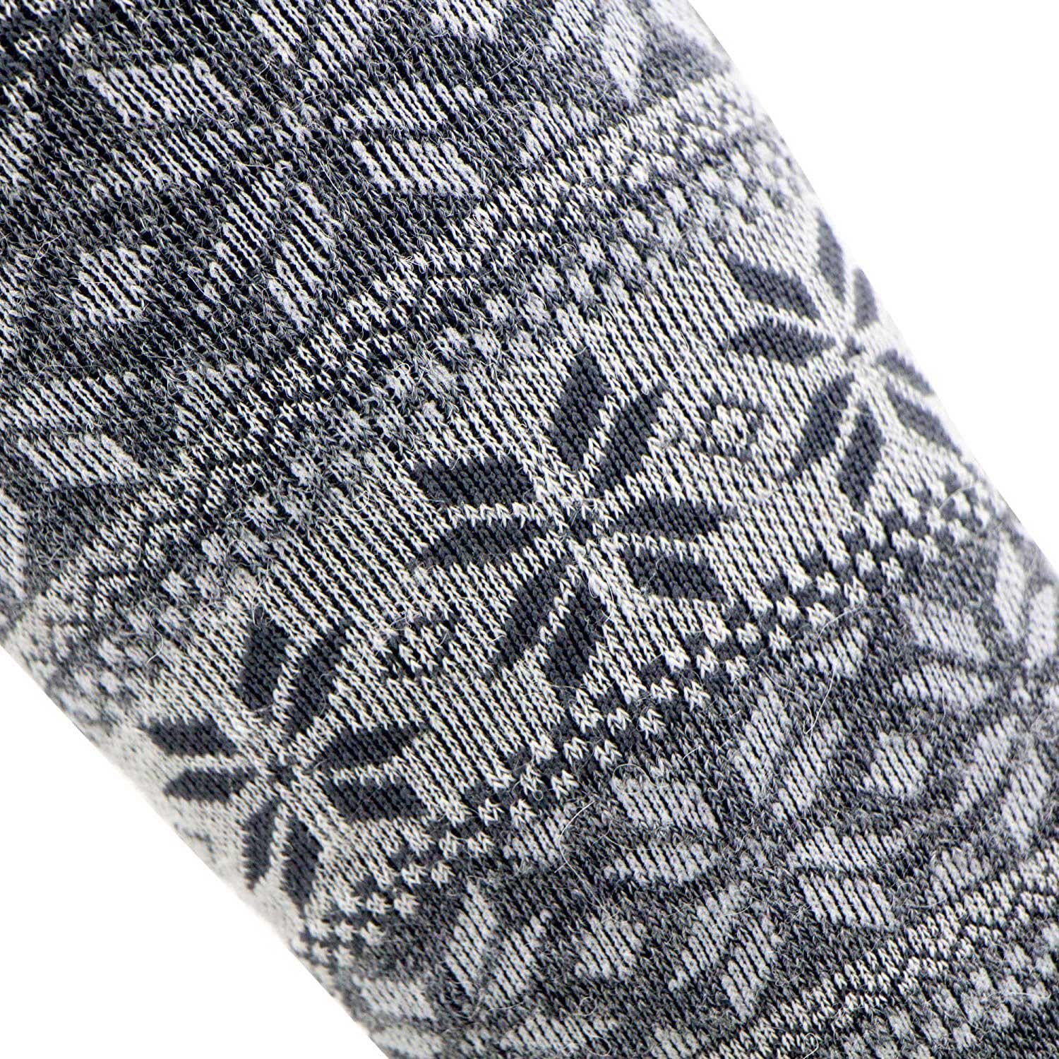 Pure Athlete Kids Alpaca Wool Ski Socks - Warm Wool Ski Sock for Boys, Girls - Skiing, Snowboarding
