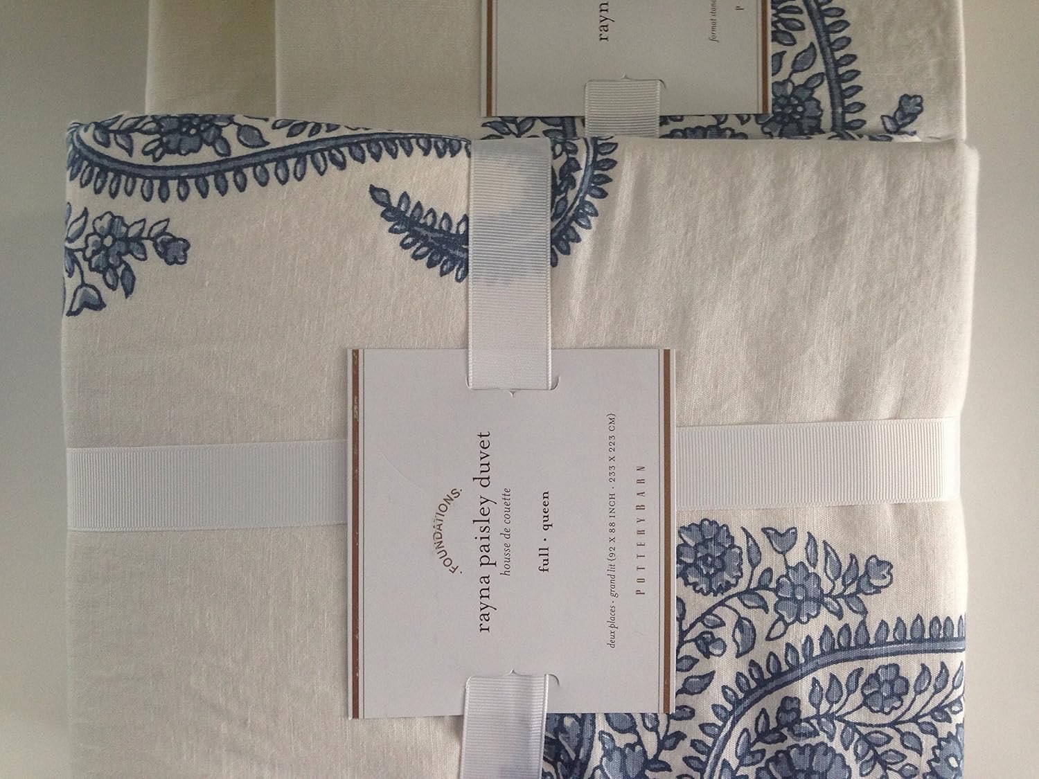 Pottery Barn RAYNA PAISLEY Duvet Cover King/California King & Two