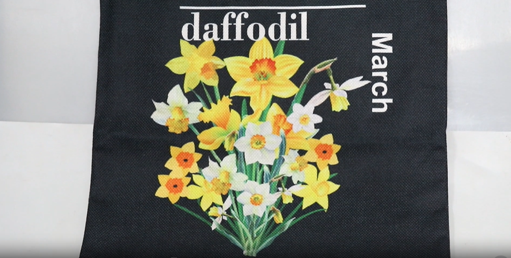 Bolsa Tote March Daffodil PWHAOO símbolo de nuevos comienzos y prosperidad para amantes del narciso miniatura 7