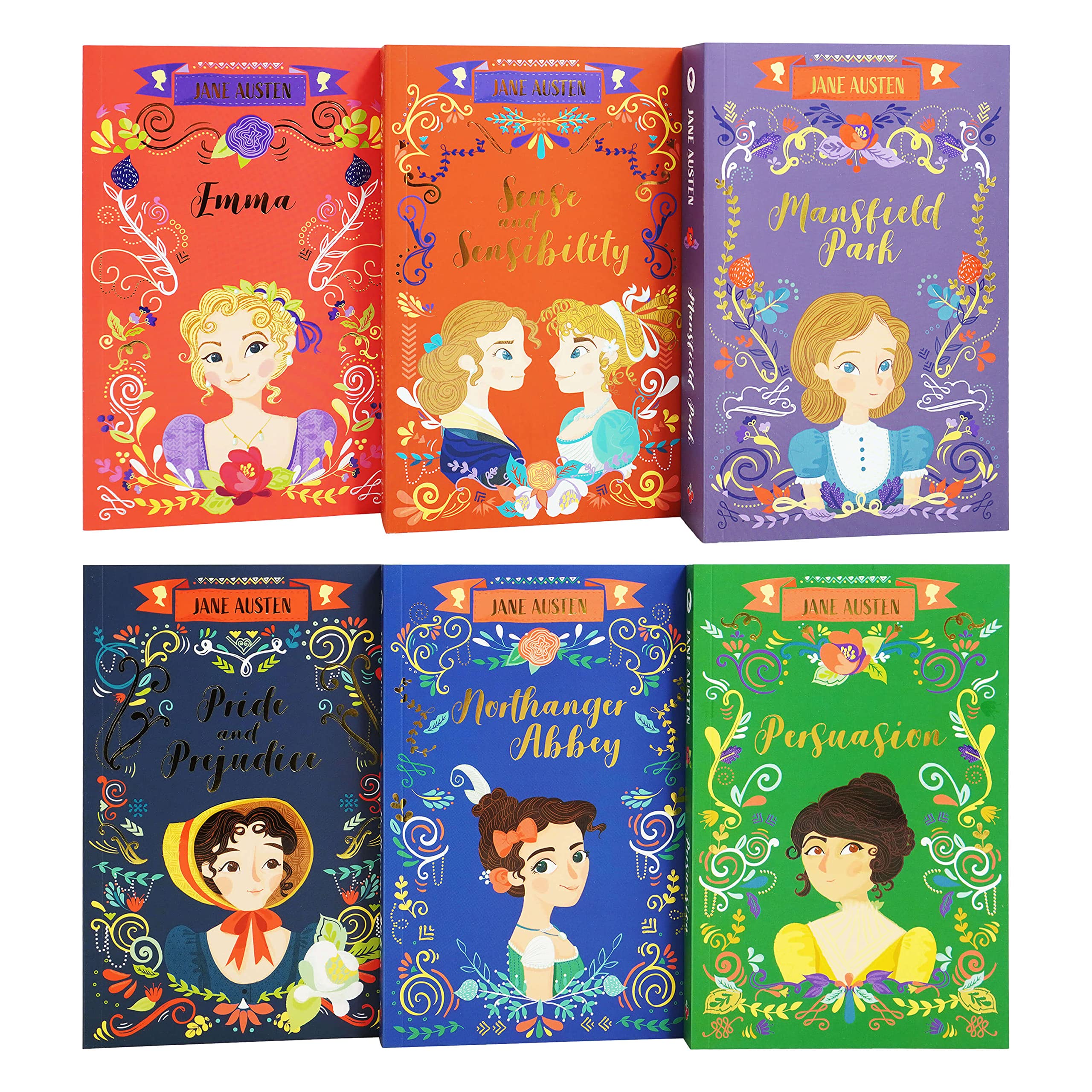 The Complete Jane Austen Collection - 6 Book Box Set (Sense and Sensibility, Pride and Prejudice, Mansfield Park, Emma, Northanger Abbey and Persuasion) - Image 2