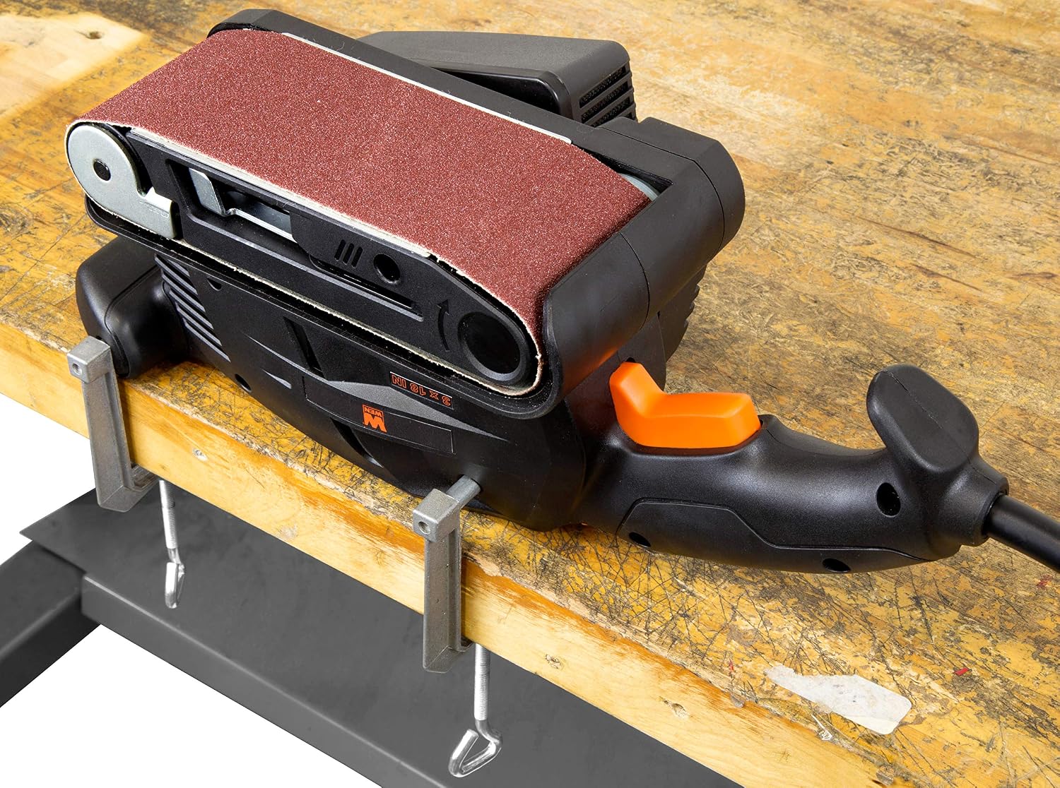 WEN HB3185 5-Amp 3-by-18-Inch Variable Speed Combination Handheld and Benchtop Belt Sander
