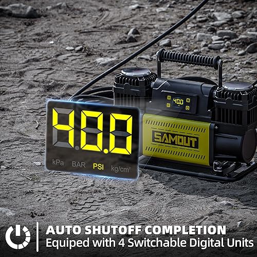 Miniatura 8 de SAMOUT Compresor de aire todoterreno Digital 7.06CFM 150PSI