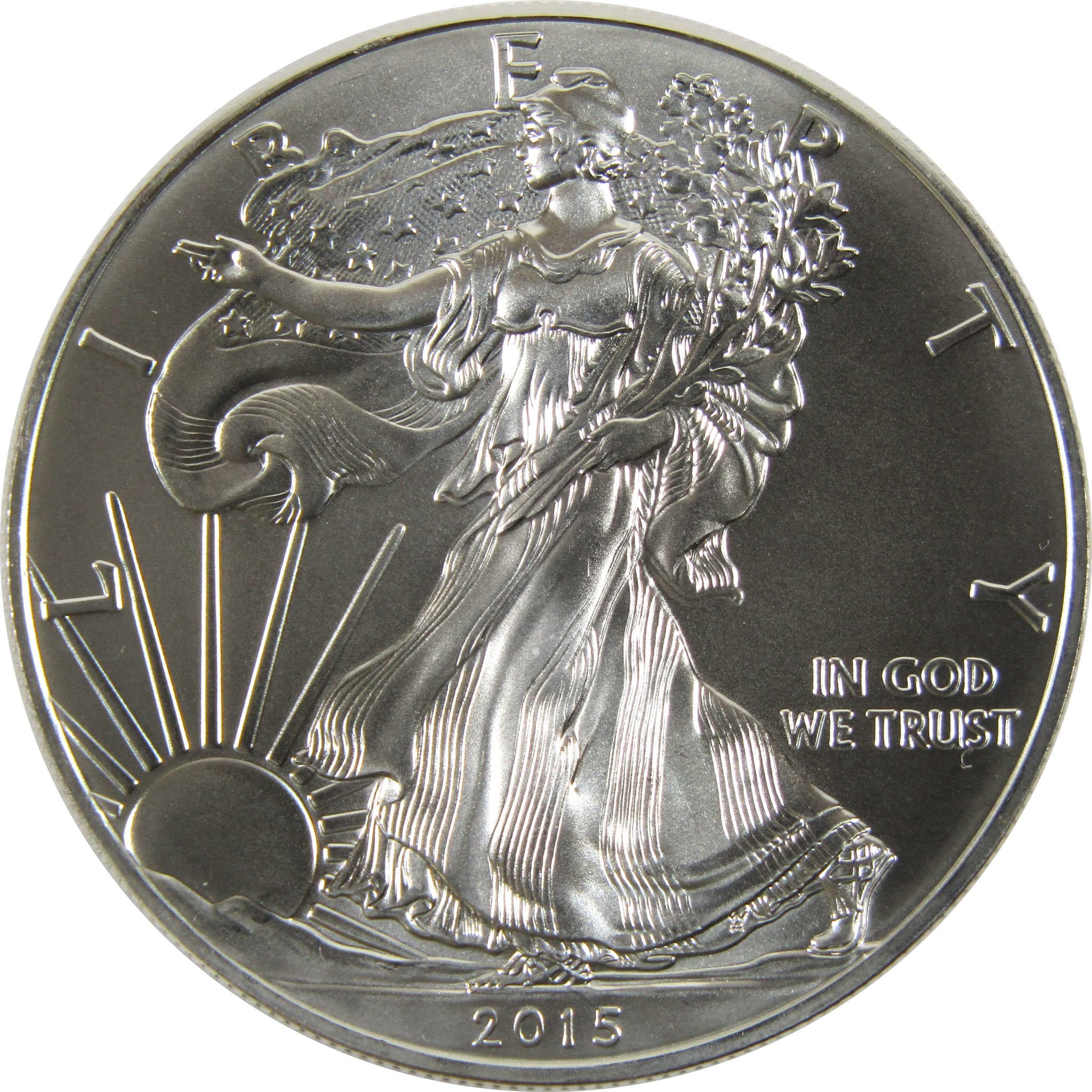2015 American Silver Eagle Uncirculated Bullion $1 Coin