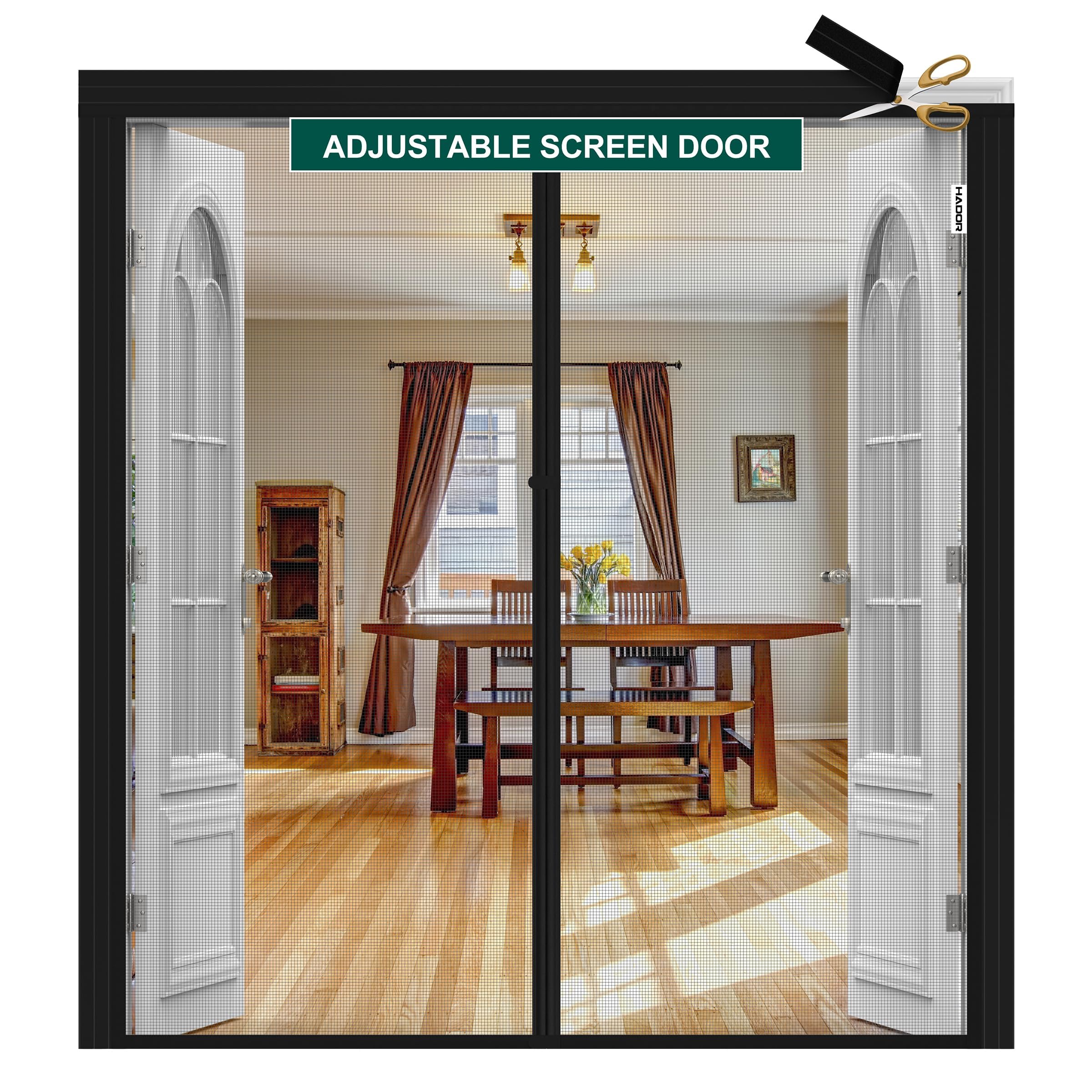 HADOR Adjustable Magnetic Screen Door