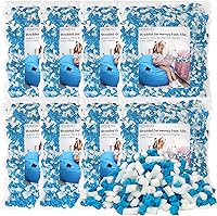 Vista 28 de Relleno de espuma viscoelástica con gel triturado de 15 LBS, cómodo y suave relleno para silla de puf, relleno de espuma viscoelástica para almohada