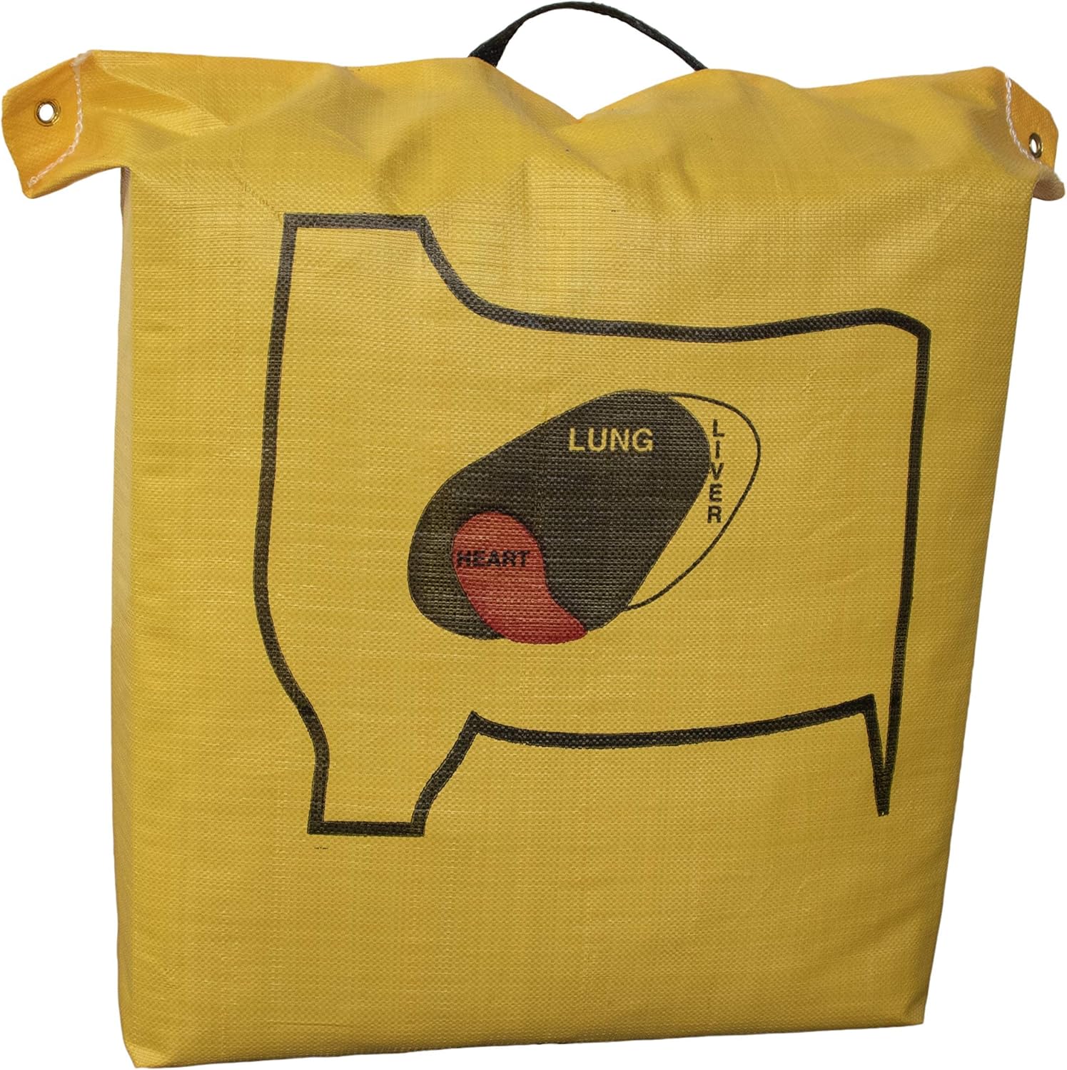 BIGSHOT Ballistic 350 Archery Bag Target - Crossbow & Compound Bow Target 350 FPS - Easy Arrow Removal - UV Resistant Durable Bag - Field Point Practice - 24x24x12 Inch