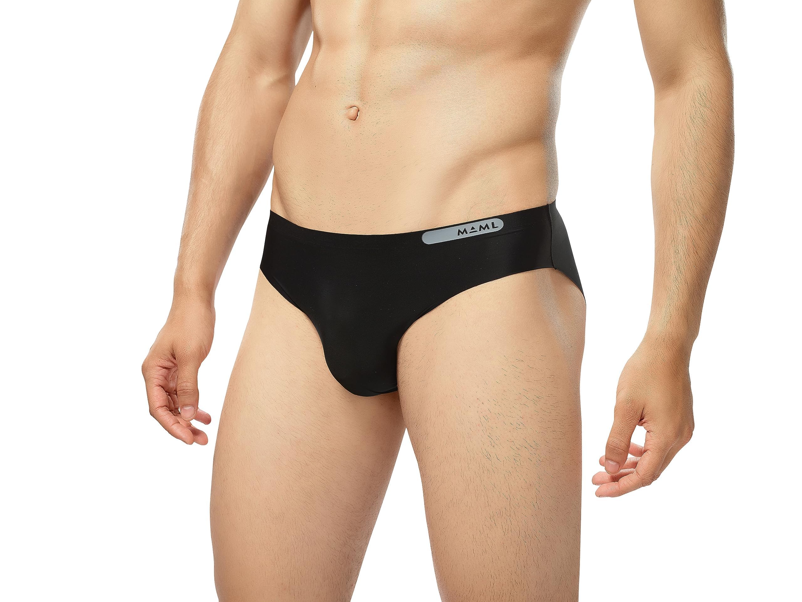MAML Men’s Ultra Thin Ice Silk Briefs Underwear for Men