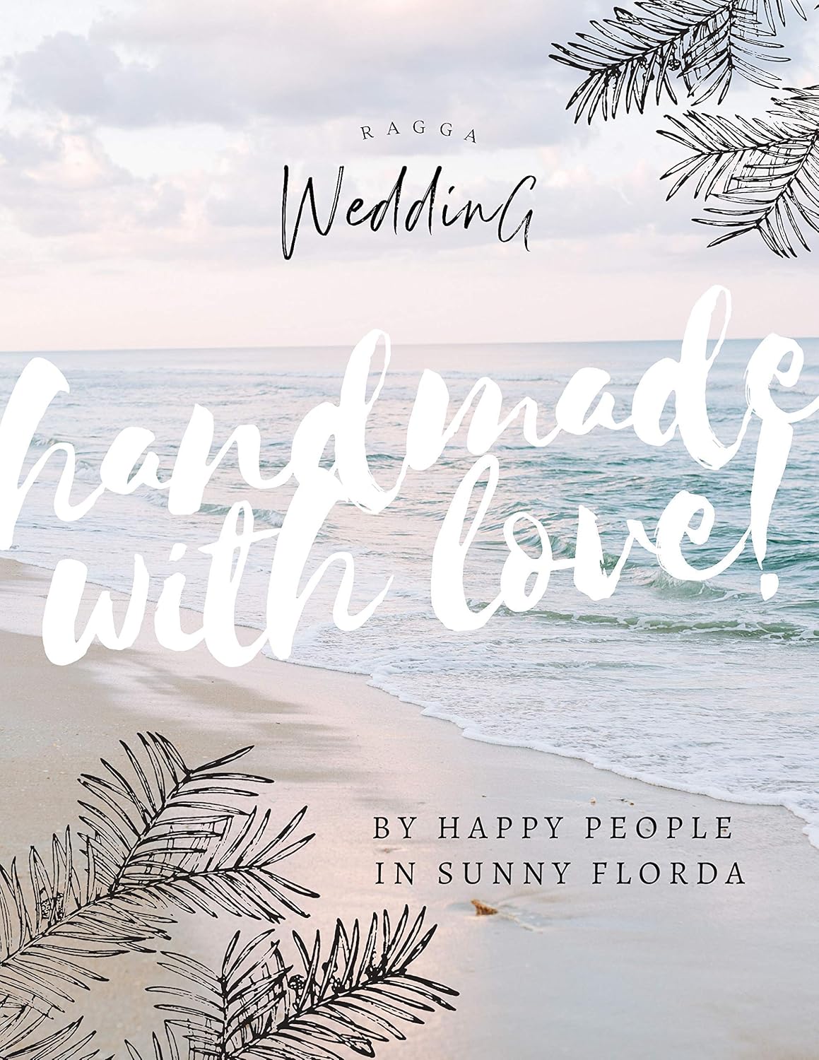 Petite Ivory Flower Girl Basket - Ivory Metal Wedding Basket w/Wood Handle - Flower Girl Petal Basket - Flower Basket by Ragga Wedding