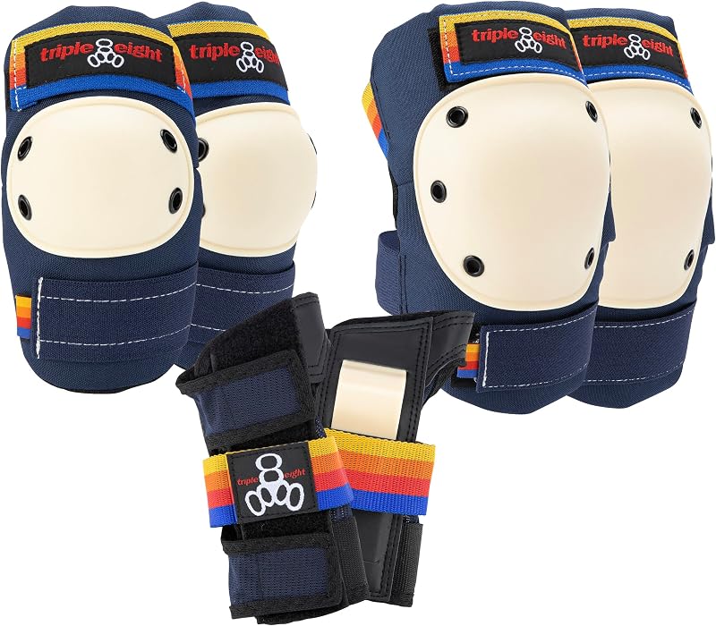 Saver Series 3-Pack Pad Set– Ideal for Skateboarding, In-line Skating, Roller Skating, and Biking